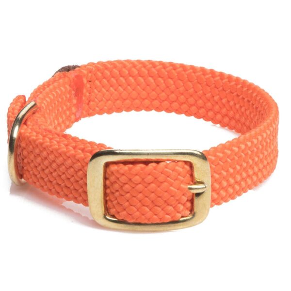 Mendota Doublebraided Junior Collar 12"ORANGE